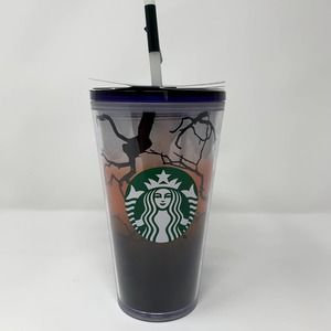 Starbucks Halloween 2022 Glow in the Dark Spooky 16oz Tumbler NWT‎